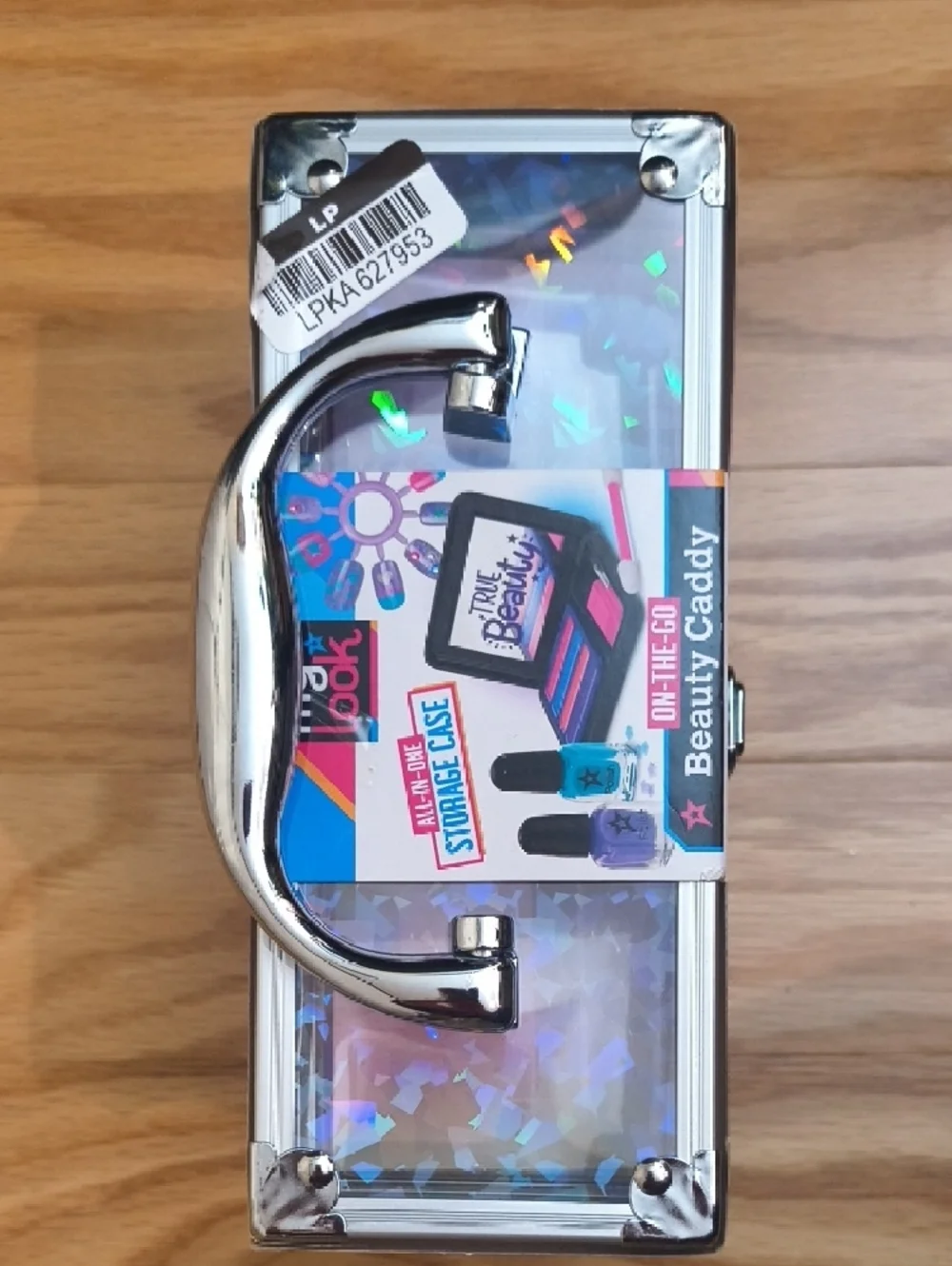 Cra-Z-Art My Look On-The-Go Beauty Caddy - Silver Case with Holographic Panels
